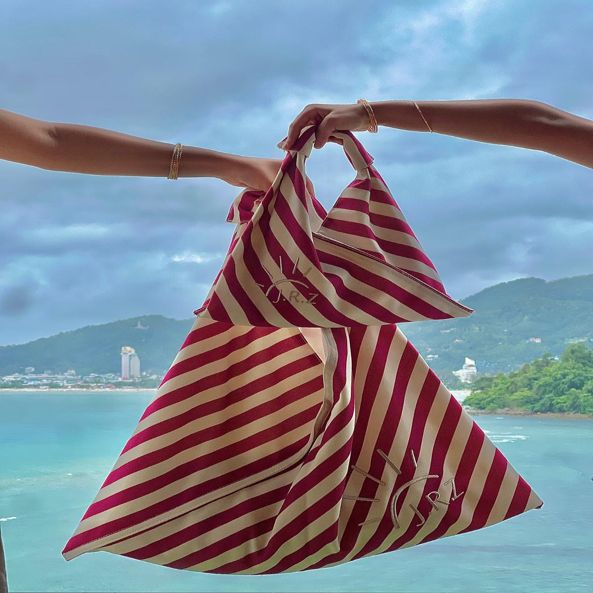 Beach Tote Bag Set