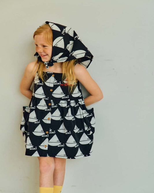 Boat Printed Dress