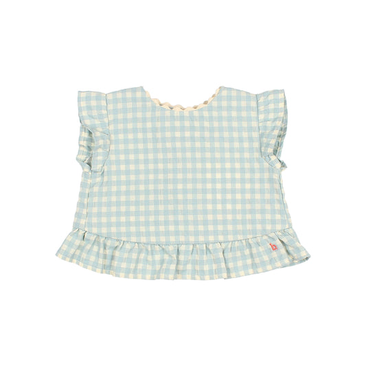 Baby Gingham Top and Shorts Girls Set