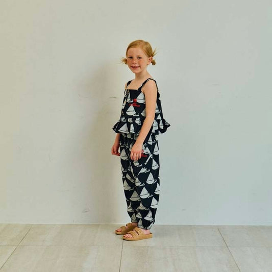 Boat Printed Girls Trouser