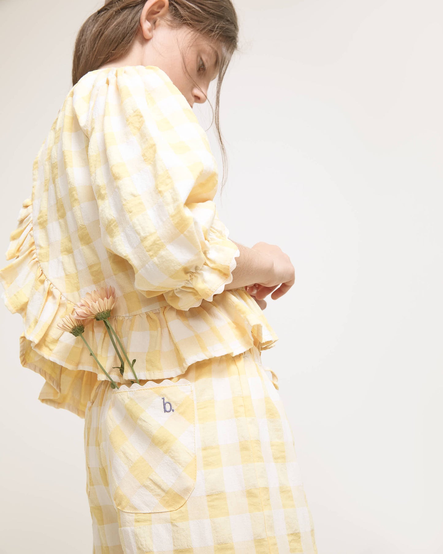 Gingham Blouse - Sun