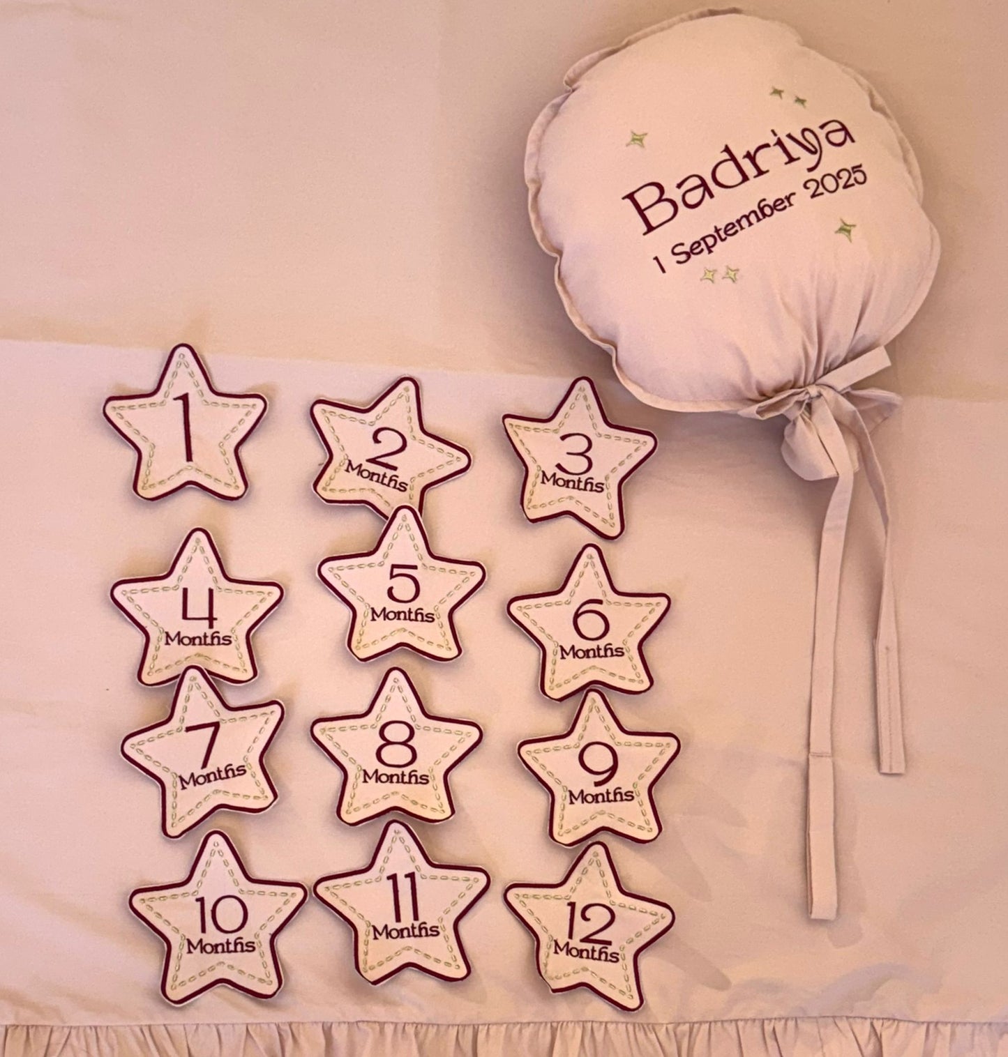 Personalized Baby Balloon Milestone