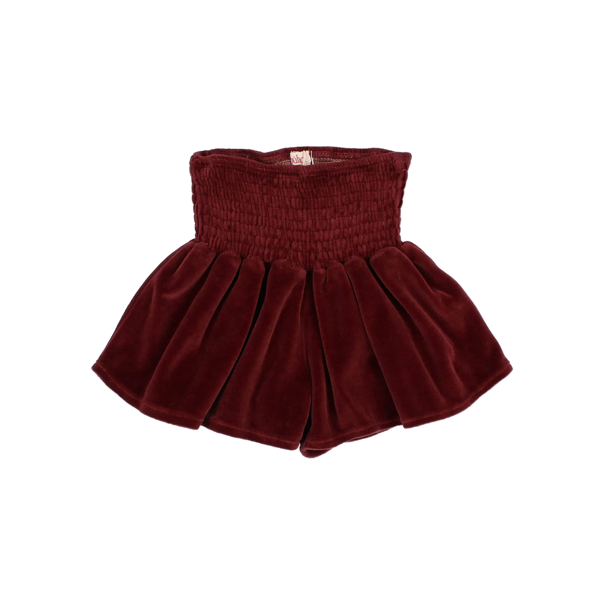 Velvet Skirt-Short - Pomegranate