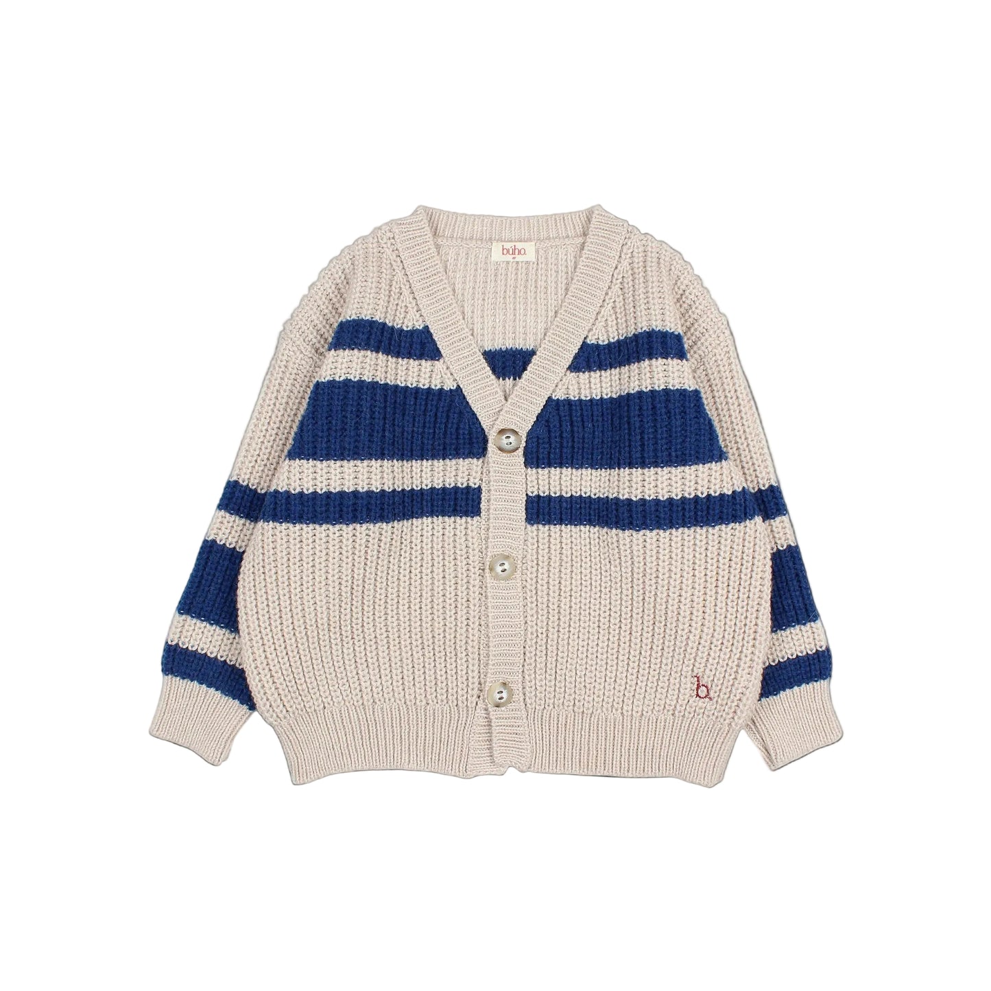 Stripes Cardigan Marine
