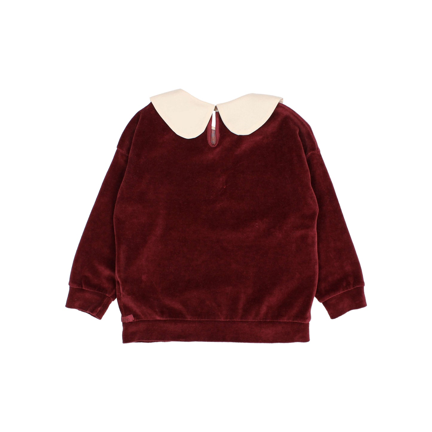 Velvet Sweatshirt & Pants Set - Pomegranate