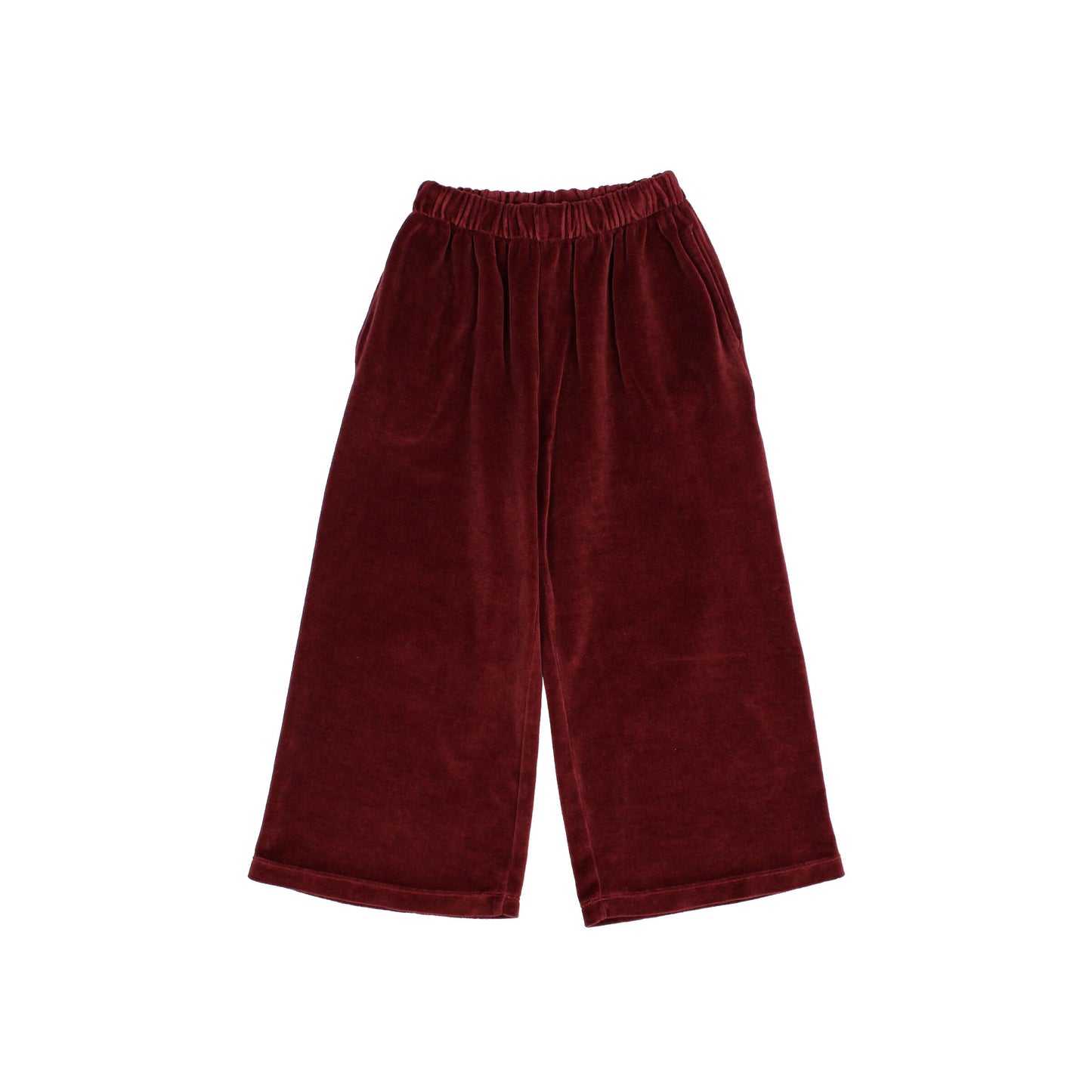 Velvet Sweatshirt & Pants Set - Pomegranate