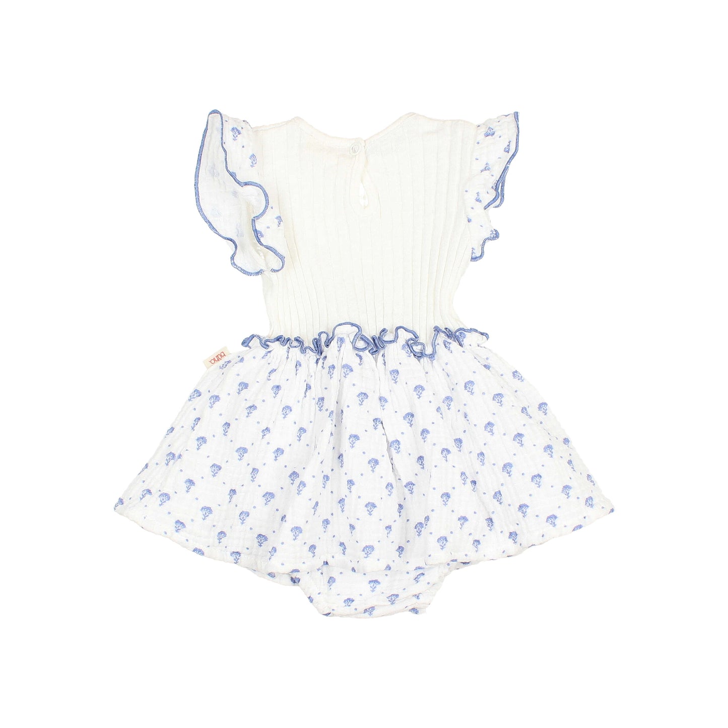 Baby Bali Combi Dress - Ocean Blue