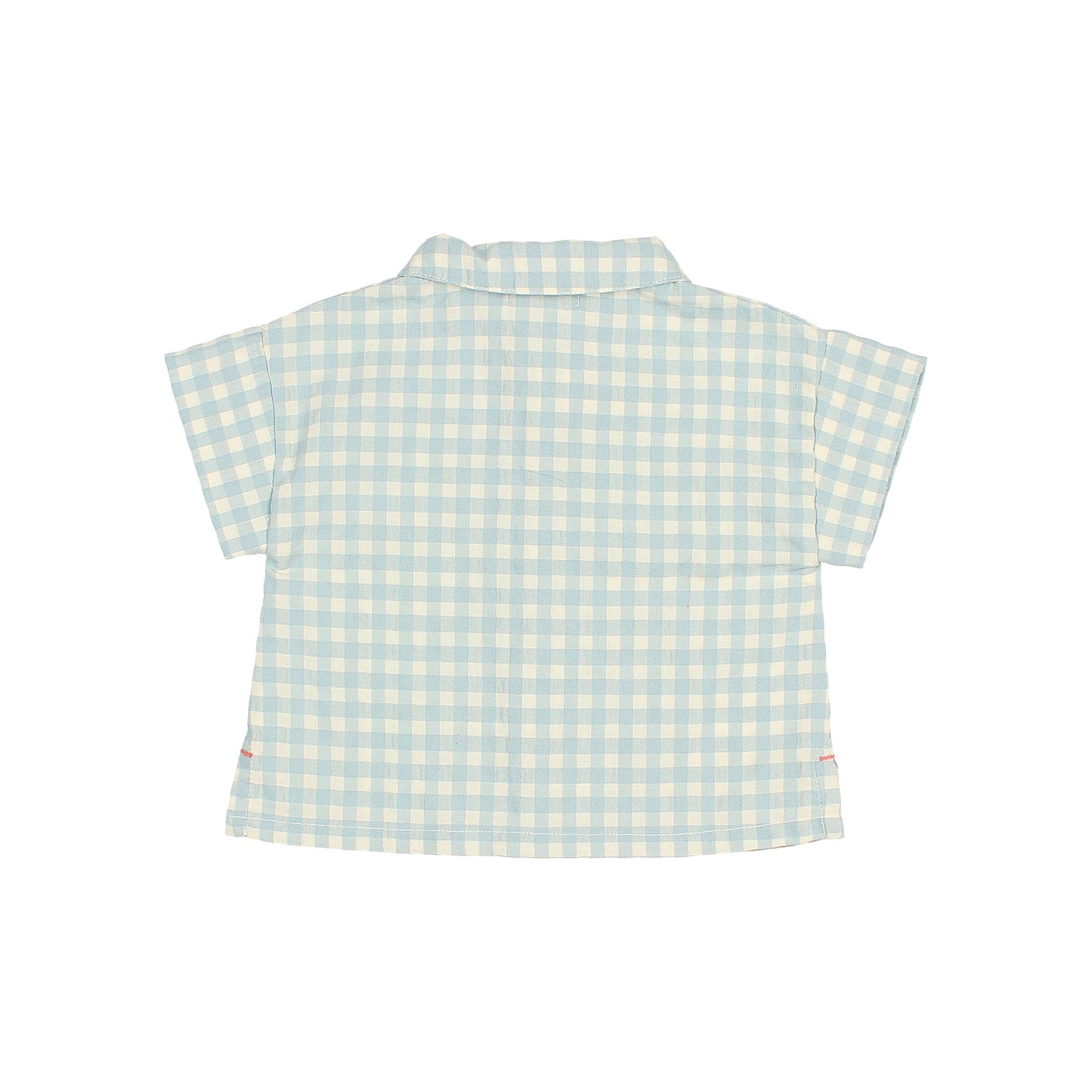 Baby Gingham Boy Set - Aqua