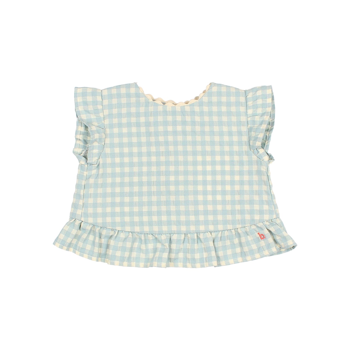 Baby Gingham Top and Shorts Girls Set