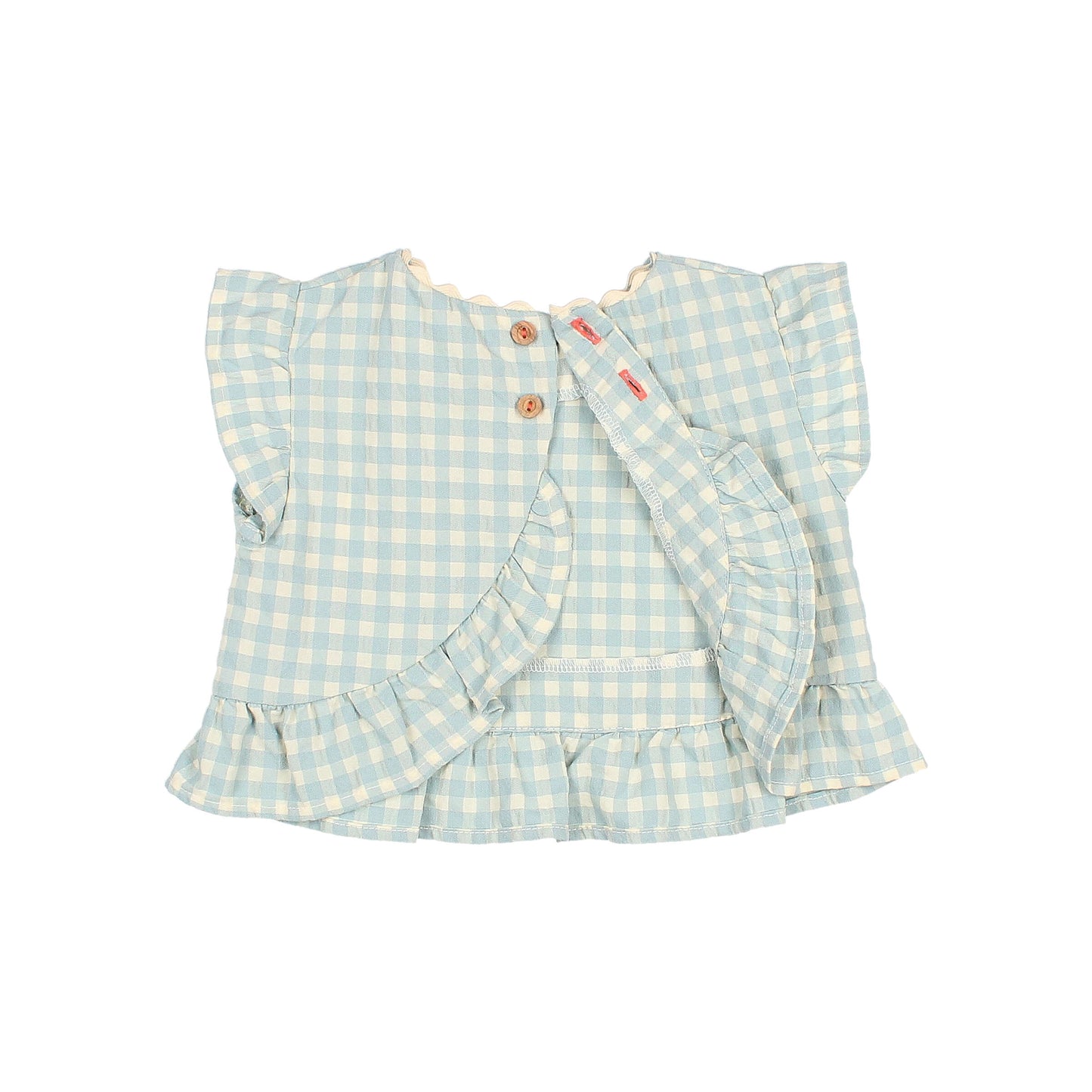 Baby Gingham Top and Shorts Girls Set