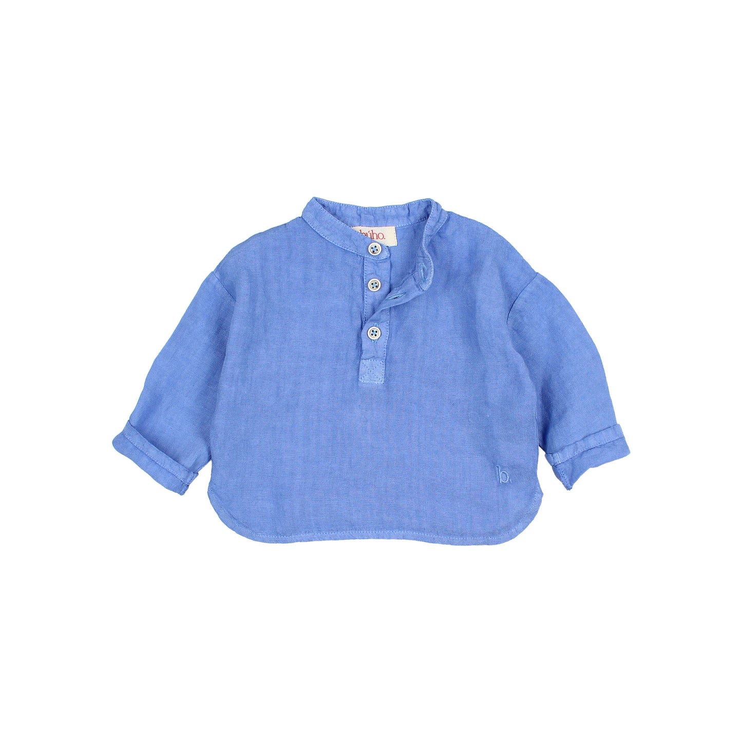 Baby Linen Kurta and Shorts Set