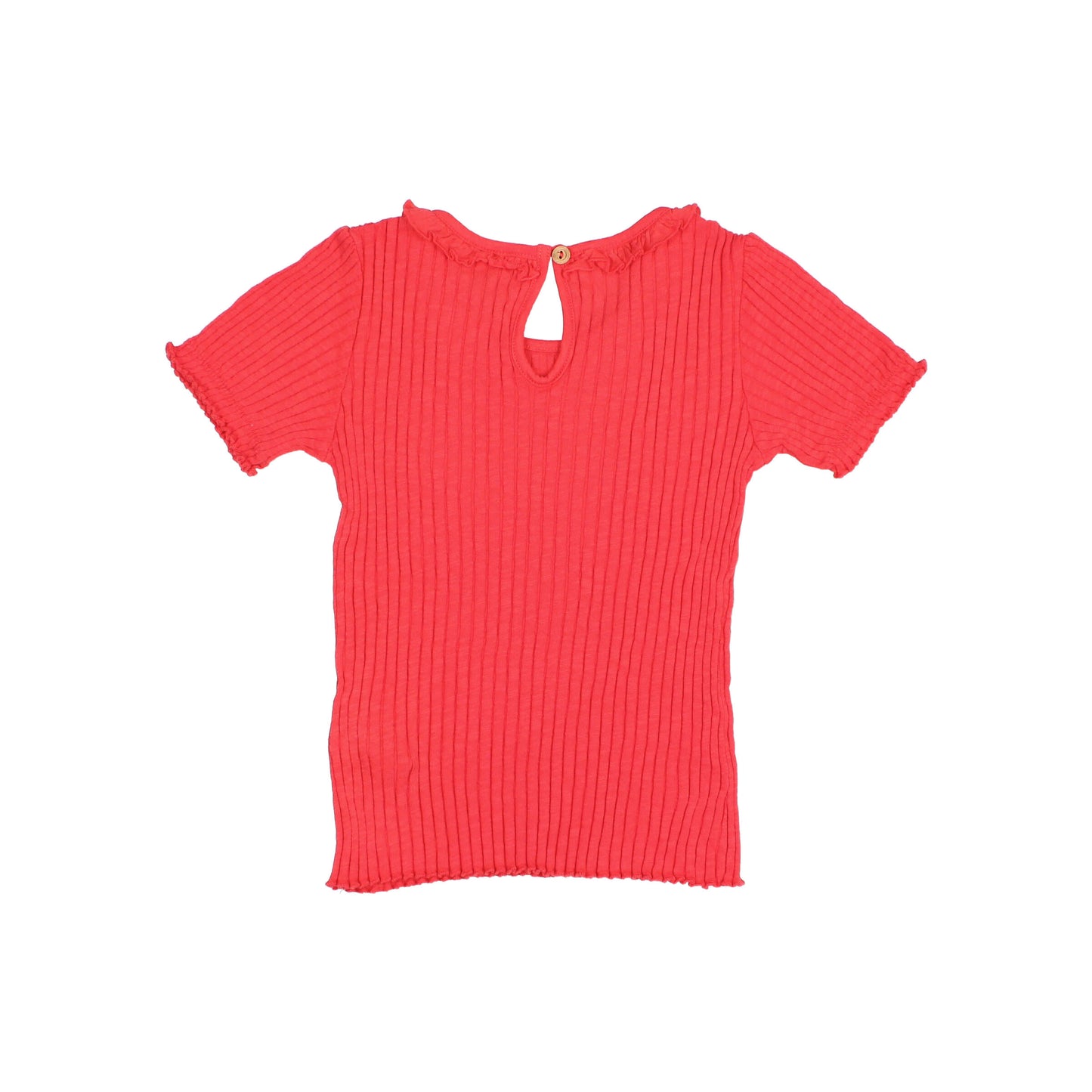 RIB Collar T-Shirt and Skirt Set