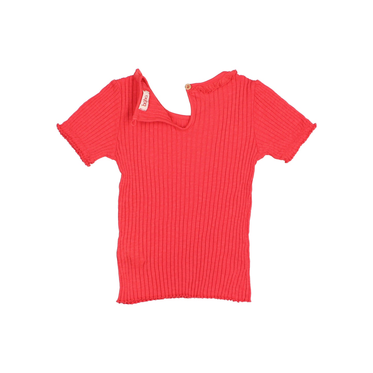 RIB Collar T-Shirt and Skirt Set