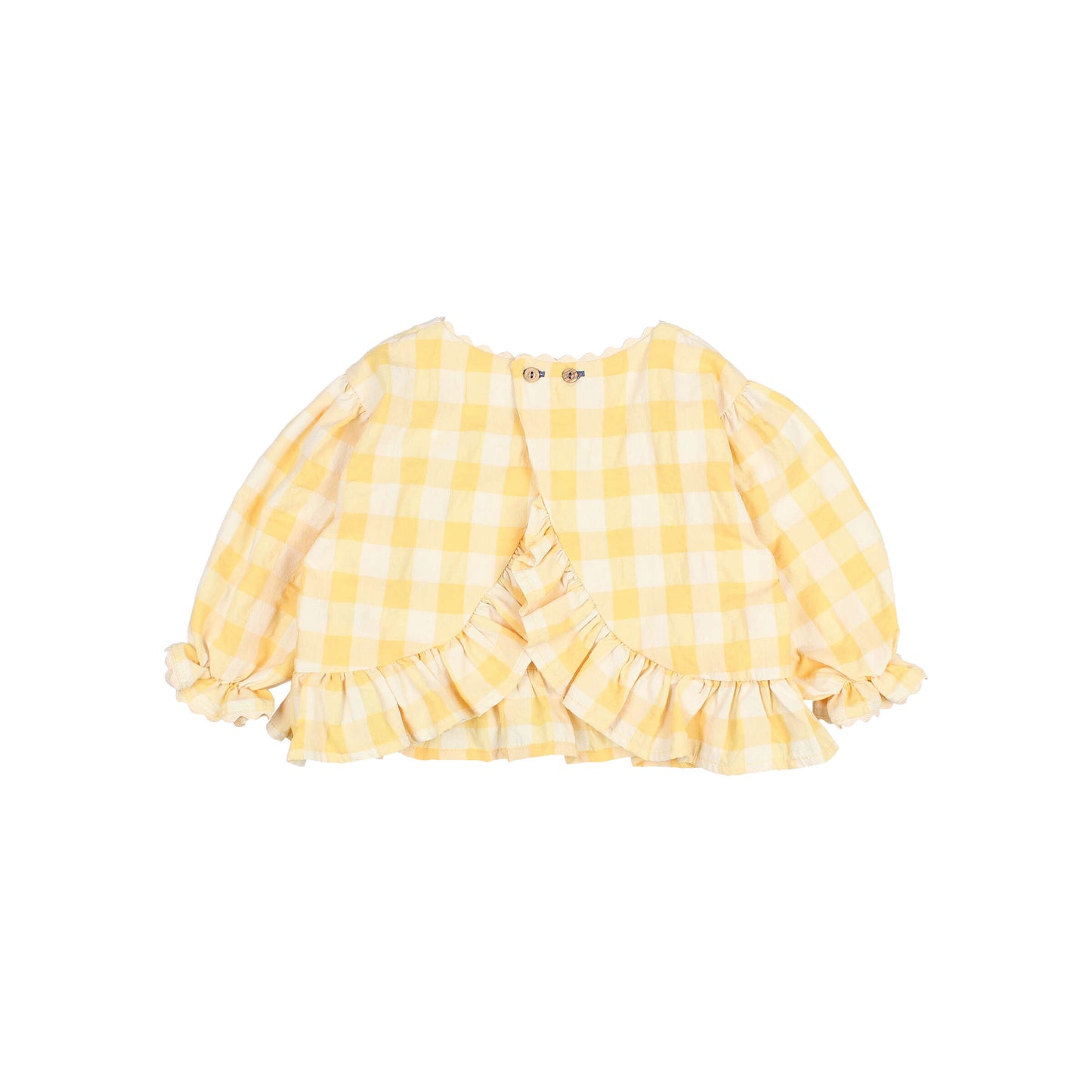Baby Gingham Blouse and Culotte Set