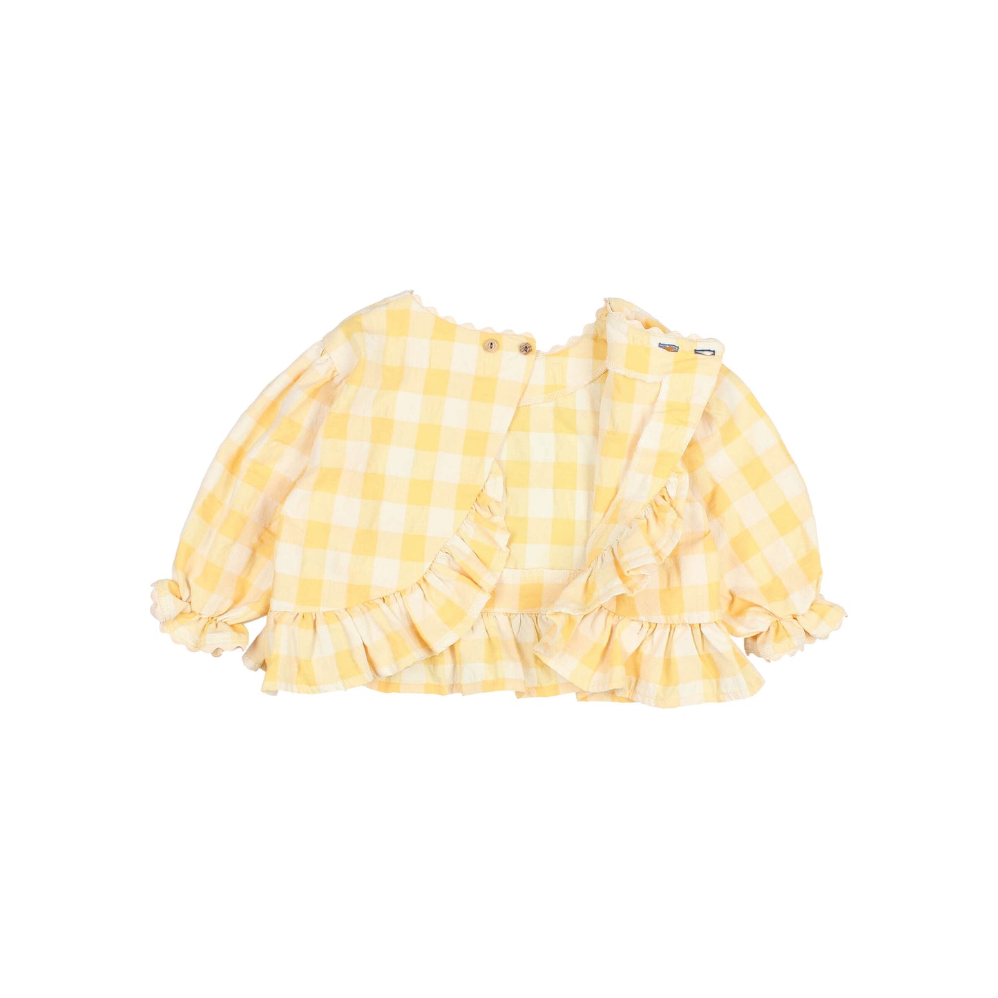 Baby Gingham Blouse and Culotte Set
