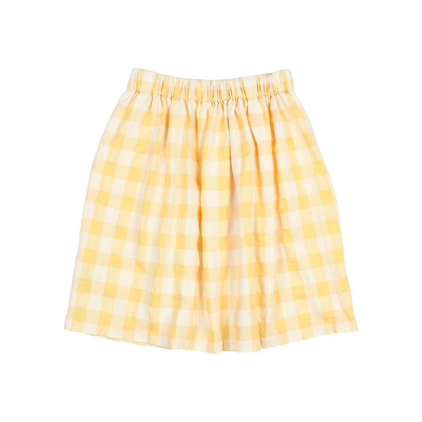 Gingham Midi Skirt - Sun