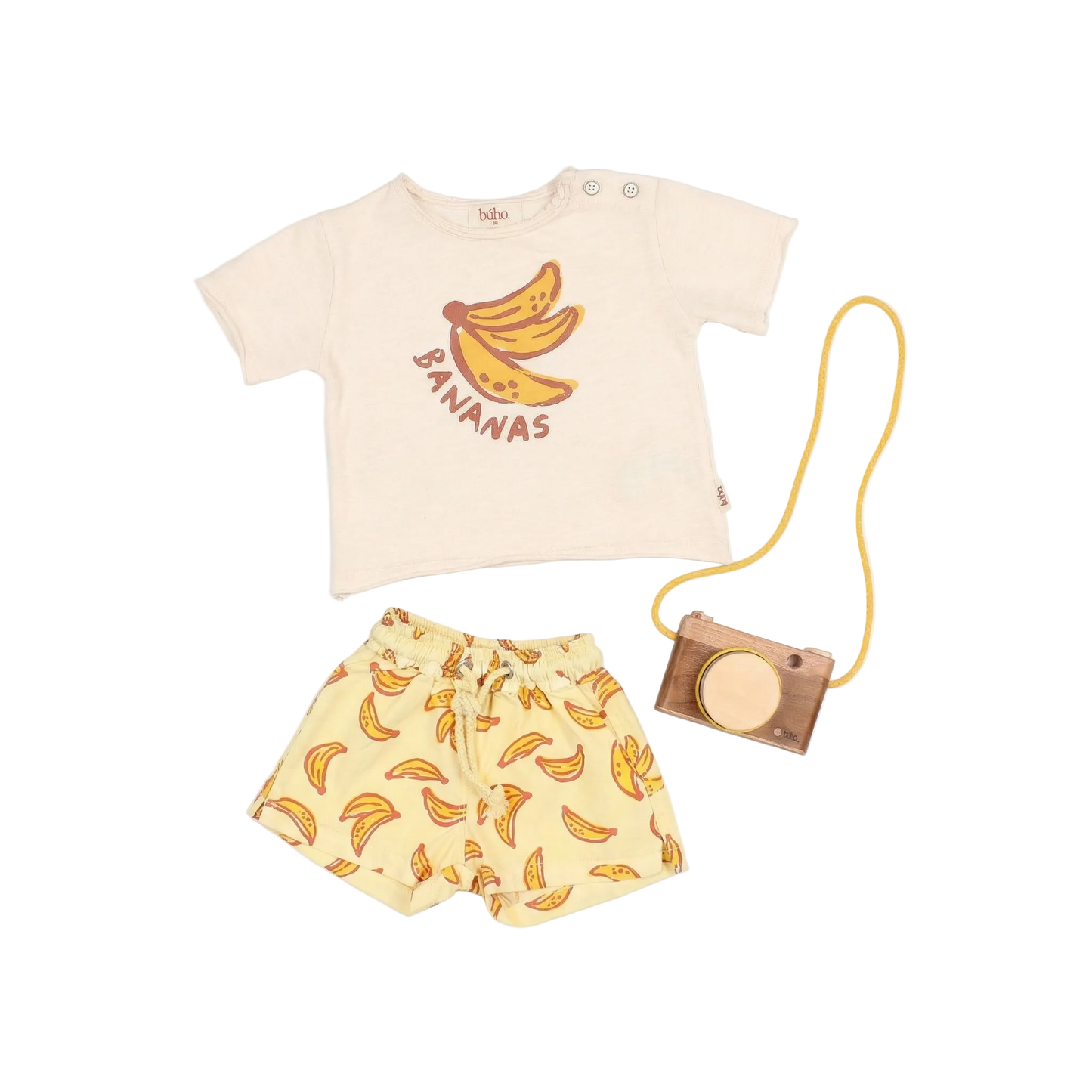 Banana T-shirt and Swimsuit Set