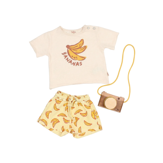 Banana T-shirt and Swimsuit Set
