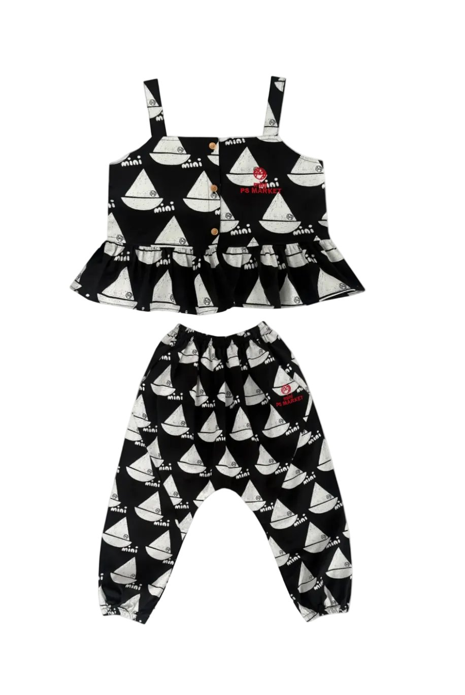 Boat Printed Top and Pant Set