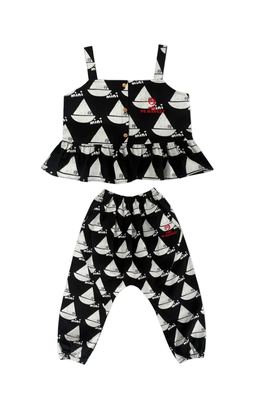 Boat Printed Top and Pant Set