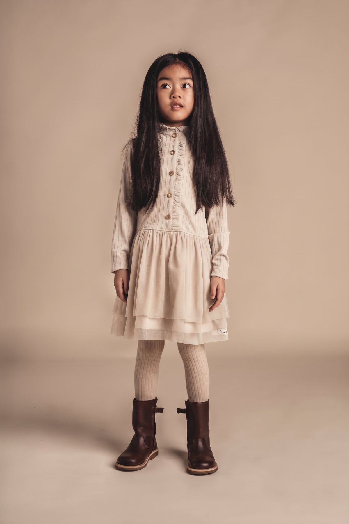 Junna Dress Beige