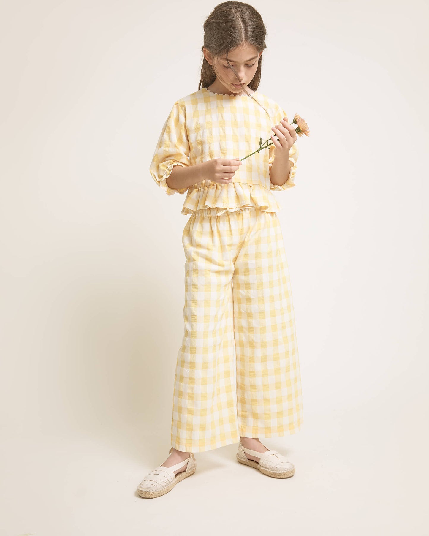 Gingham Blouse - Sun