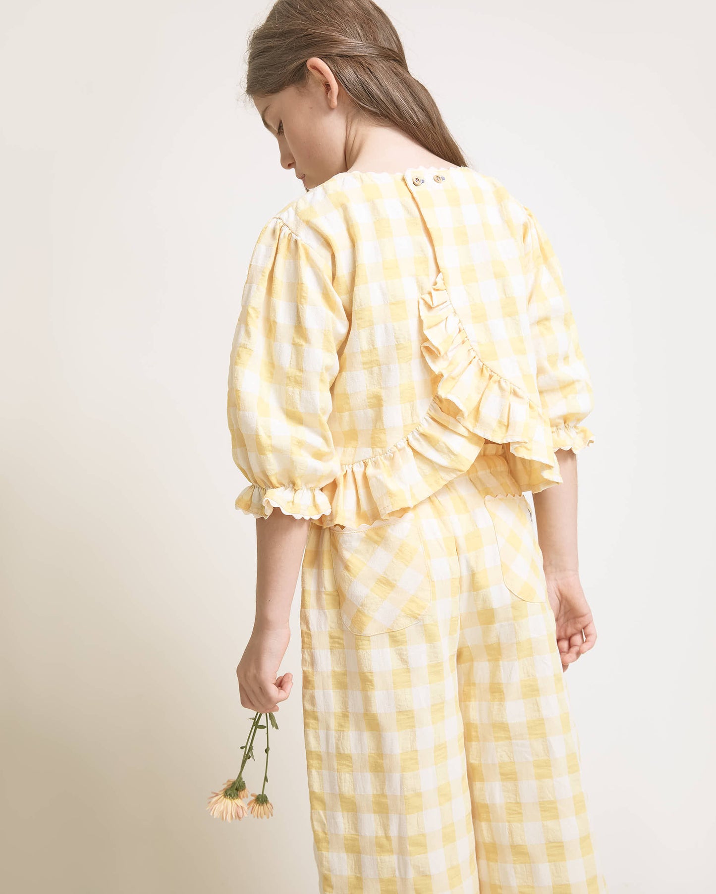 Gingham Blouse - Sun