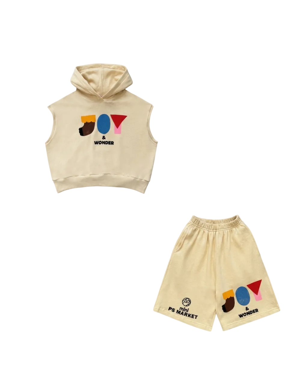 Hoodie Sweatshirt &  Shorts Set - Joy