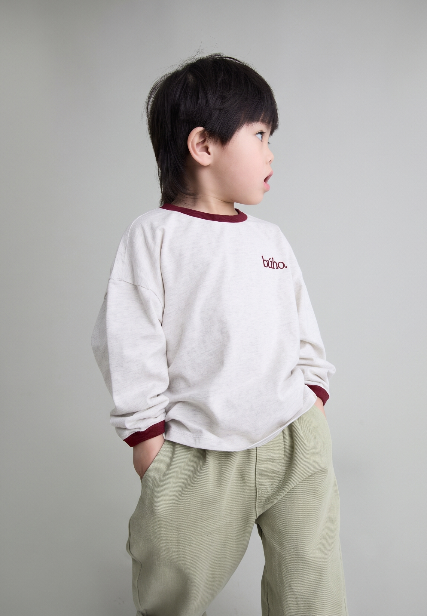 Melange T-shirt Pomegranate