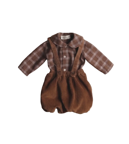 Baby Salopette Set - Boy