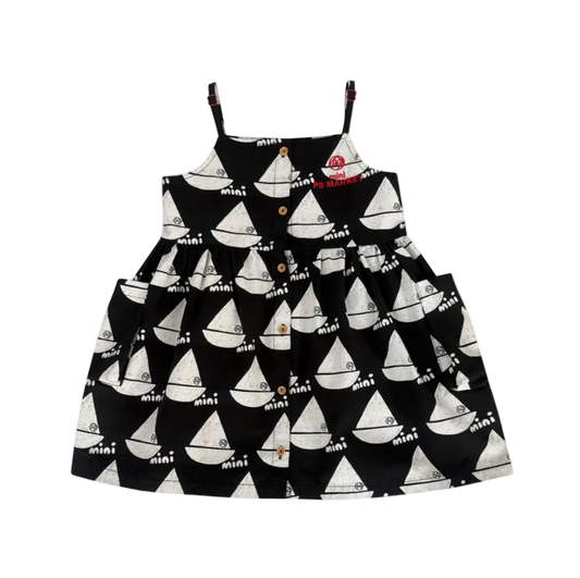 Set - Boat Dress With Reversible Cap