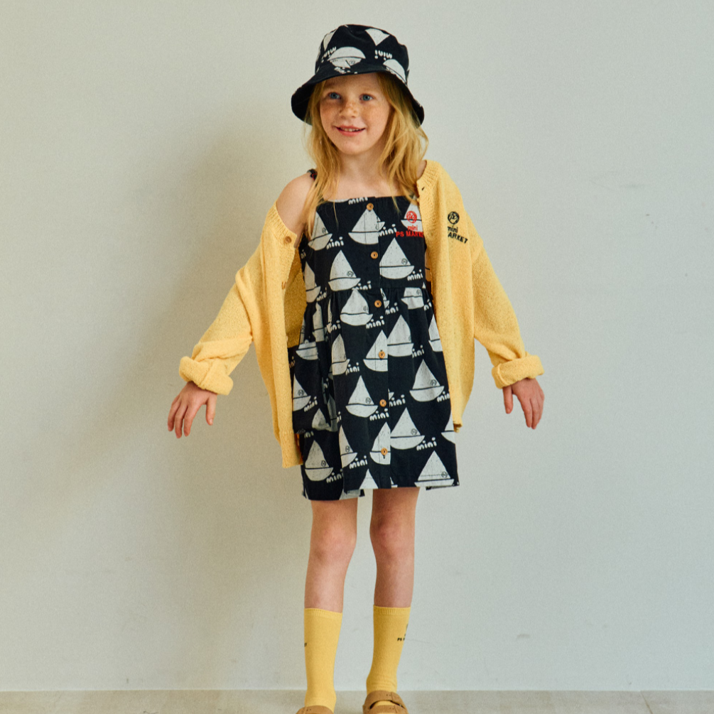 Set - Boat Dress With Reversible Cap