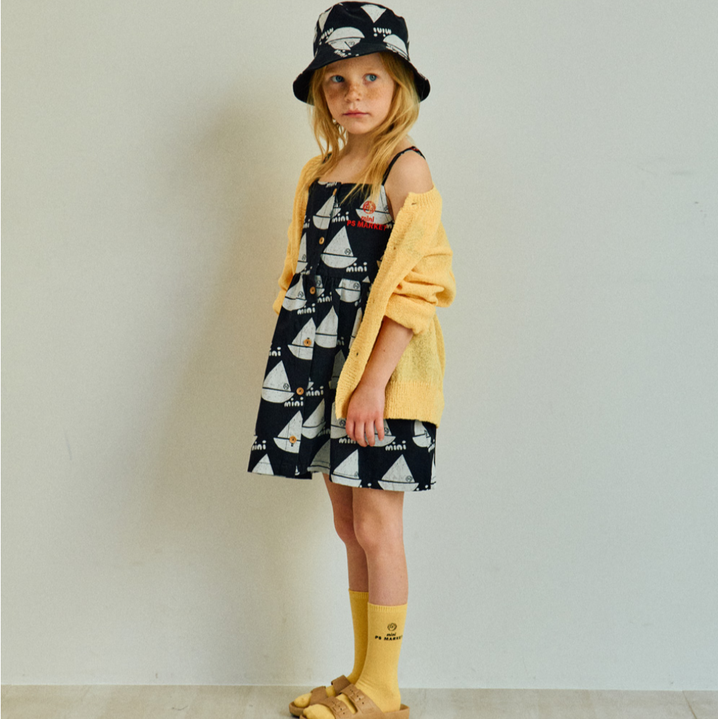 Set - Boat Dress With Reversible Cap