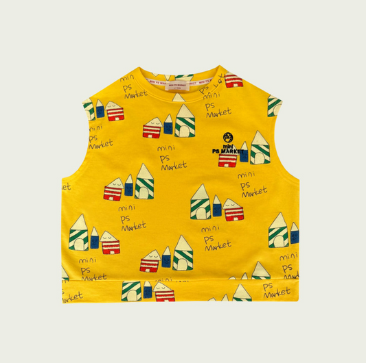 Yellow House Sweatshirt & Socks Set