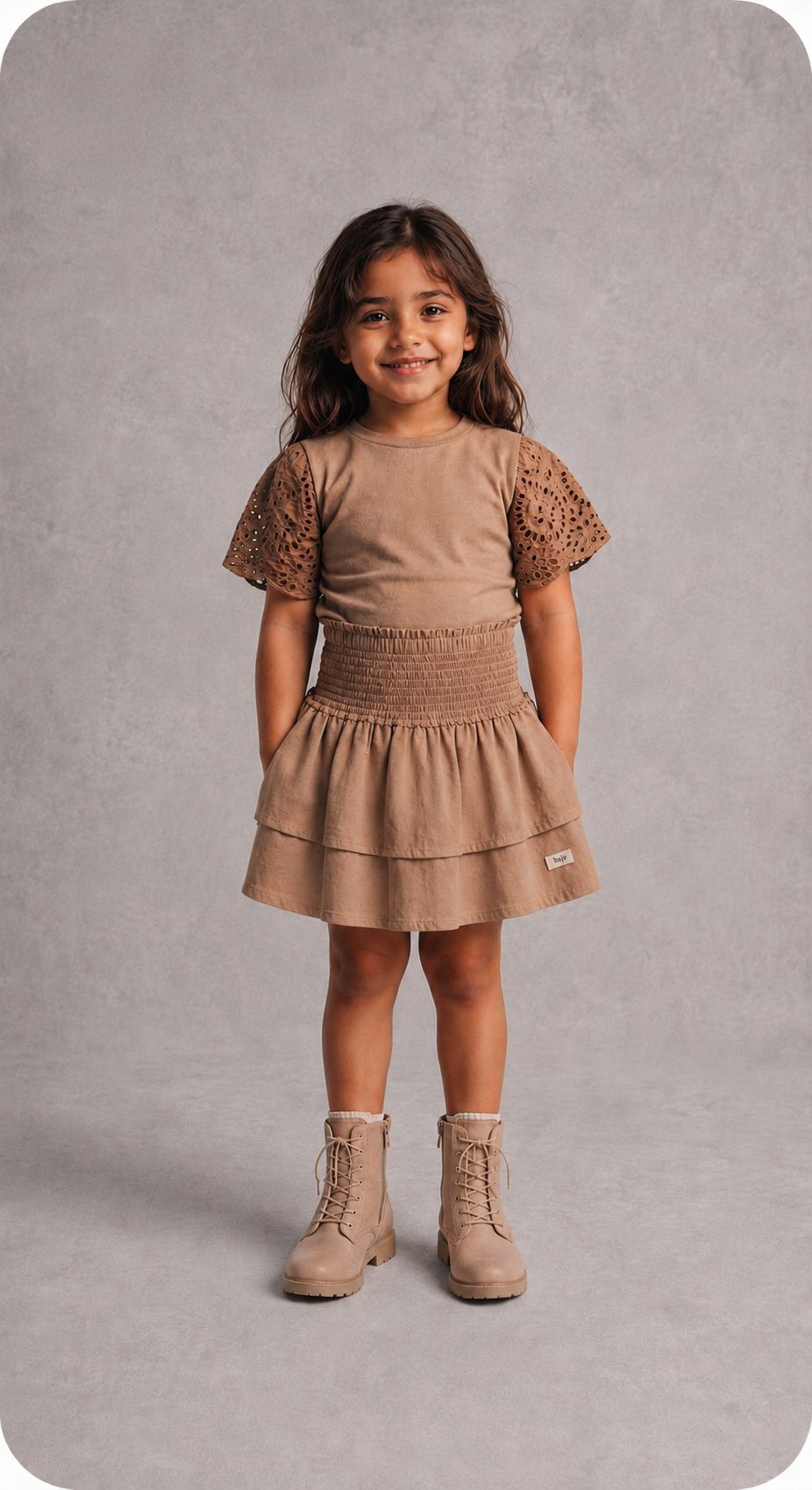 Bless T-Shirt and Skirt Set