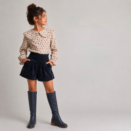 Velvet Skirt-Short Set – Whale