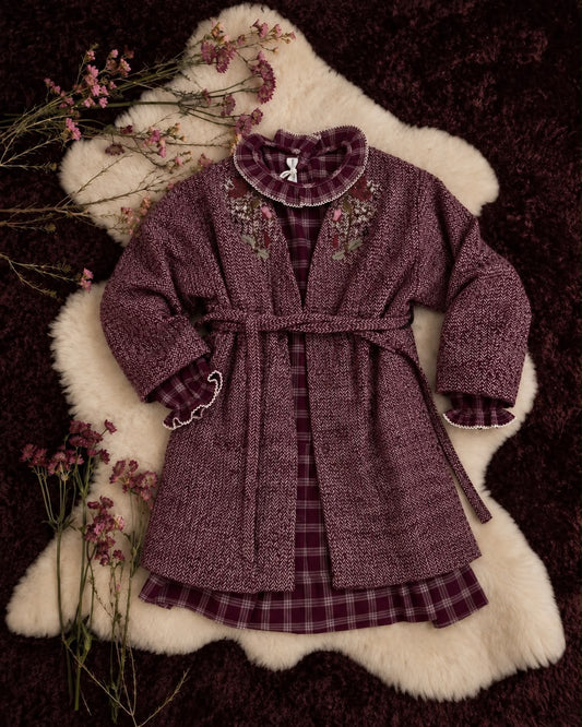 Cristina Coat - Maroon